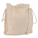 LOEWE Shoulder Bag Leather Ivory Silver Auth ka5256-1
