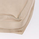LOEWE Shoulder Bag Leather Ivory Silver Auth ka5256-17