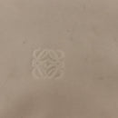 LOEWE Shoulder Bag Leather Ivory Silver Auth ka5256-18