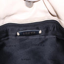 LOEWE Shoulder Bag Leather Ivory Silver Auth ka5256-19