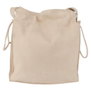LOEWE Shoulder Bag Leather Ivory Silver Auth ka5256-13