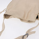 LOEWE Shoulder Bag Leather Ivory Silver Auth ka5256-6