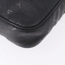 GUCCI GG implementation Business Bag PVC Silver Black 201480 Auth ka5257-9