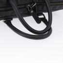 GUCCI GG implementation Business Bag PVC Silver Black 201480 Auth ka5257-7