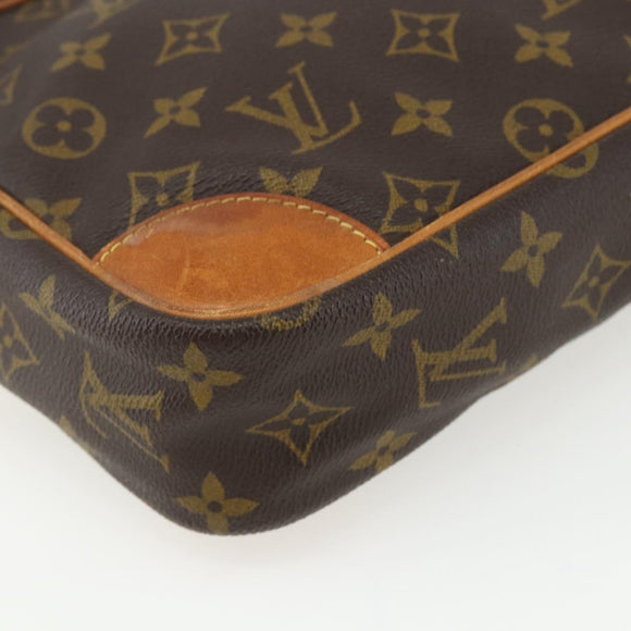 LOUIS VUITTON Monogram Compiegne 28 Clutch Bag M51845 LV Auth ka526