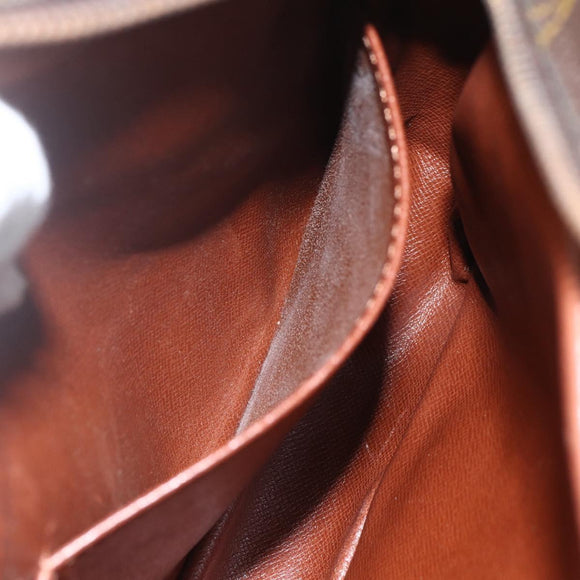 LOUIS VUITTON Monogram Compiegne 28 Clutch Bag M51845 LV Auth ka526