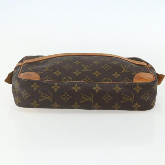 LOUIS VUITTON Monogram Compiegne 28 Clutch Bag M51845 LV Auth ka526