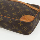 LOUIS VUITTON Monogram Compiegne 28 Clutch Bag M51845 LV Auth ka526-7