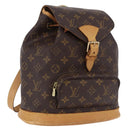 LOUIS VUITTON Monogram Montsouris MM Backpack M51136 LV Auth ka5260-1