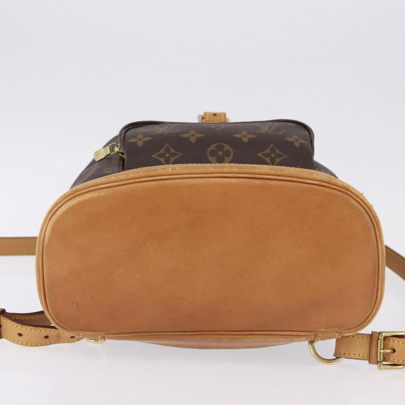 LOUIS VUITTON Monogram Montsouris MM Backpack M51136 LV Auth ka5260