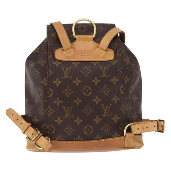LOUIS VUITTON Monogram Montsouris MM Backpack M51136 LV Auth ka5260