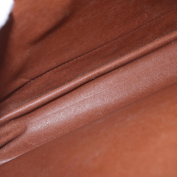 LOUIS VUITTON Epi Monceau 28 Hand Bag Brown M52123 LV Auth ka5261