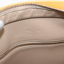 LOUIS VUITTON Monogram Vernis Houston Hand Bag Beige M91004 LV Auth ka5263-17