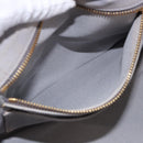 PRADA Canapa PM Hand Bag Canvas 2way Gray Gold Auth ka5264-23