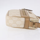 GUCCI GG Supreme Shoulder Bag PVC White Gold 201447 Auth ka5265-4
