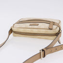 GUCCI GG Supreme Shoulder Bag PVC White Gold 201447 Auth ka5265-7