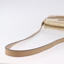 GUCCI GG Supreme Shoulder Bag PVC White Gold 201447 Auth ka5265-8