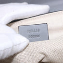 GUCCI GG Supreme Waist bag PVC White Silver 353435 Auth ka5268A-12