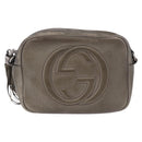 GUCCI Shoulder Bag Leather Champagne Gold 308364 Auth ka5269-2