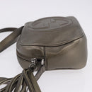 GUCCI Shoulder Bag Leather Champagne Gold 308364 Auth ka5269-5
