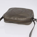 GUCCI Shoulder Bag Leather Champagne Gold 308364 Auth ka5269-6
