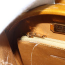 LOEWE Hand Bag Patent leather 2way Gold Auth ka527-20