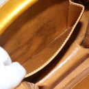 LOEWE Hand Bag Patent leather 2way Gold Auth ka527-11