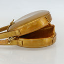 LOEWE Hand Bag Patent leather 2way Gold Auth ka527-3
