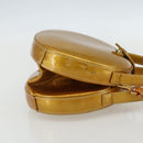 LOEWE Hand Bag Patent leather 2way Gold Auth ka527-4