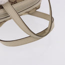 GUCCI GG Canvas Hand Bag Beige 124542 0416 Auth ka5270-7