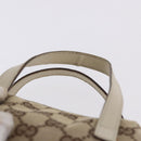 GUCCI GG Canvas Hand Bag Beige 124542 0416 Auth ka5270-8