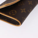 LOUIS VUITTON Monogram Pochette Twin PM Shoulder Bag M51854 LV Auth ka5272A-9