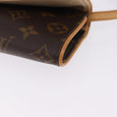 LOUIS VUITTON Monogram Pochette Twin PM Shoulder Bag M51854 LV Auth ka5272A-14