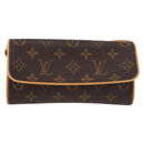 LOUIS VUITTON Monogram Pochette Twin PM Shoulder Bag M51854 LV Auth ka5272A-13