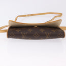 LOUIS VUITTON Monogram Pochette Twin PM Shoulder Bag M51854 LV Auth ka5272A-5