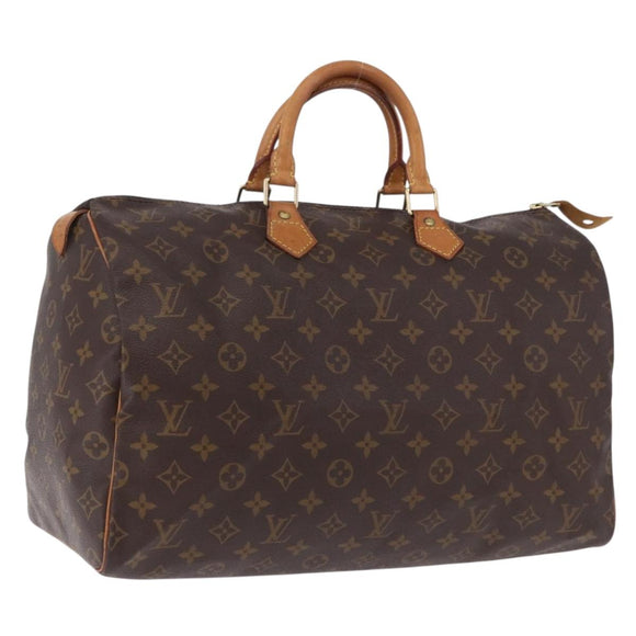 LOUIS VUITTON Monogram Speedy 40 Hand Bag M41522 LV Auth ka5274A