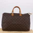 LOUIS VUITTON Monogram Speedy 40 Hand Bag M41522 LV Auth ka5274A-23