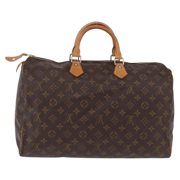 LOUIS VUITTON Monogram Speedy 40 Hand Bag M41522 LV Auth ka5274A