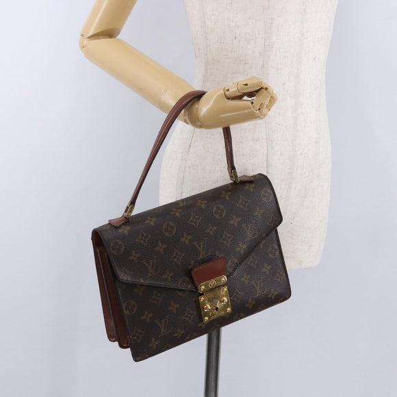 LOUIS VUITTON Monogram Concorde Hand Bag M51190 LV Auth ka5280