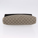 GUCCI GG Supreme Clutch Bag PVC Beige Auth ka5283-7