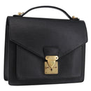 LOUIS VUITTON Epi Monceau 28 Hand Bag Black M52122 LV Auth ka5284-1