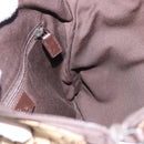 GUCCI GG Canvas Shoulder Bag Beige Silver 145857 Auth ka5285A-17