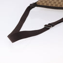GUCCI GG Canvas Shoulder Bag Beige Silver 145857 Auth ka5285A-7