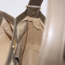 GUCCI Hand Bag Leather Beige Gold 000 406 1080 Auth ka5286-19