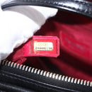 CHANEL Matelasse Gabrielle Deux Bag Lamb Skin Black Gold CC Auth ka5287V-12