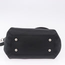 LOUIS VUITTON Mahina Omea Hand Bag Leather Black M55029 LV Auth ka5288V-5