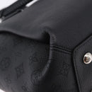 LOUIS VUITTON Mahina Omea Hand Bag Leather Black M55029 LV Auth ka5288V-17