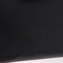 LOUIS VUITTON Mahina Omea Hand Bag Leather Black M55029 LV Auth ka5288V-20