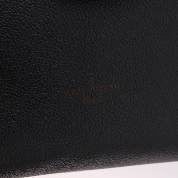 LOUIS VUITTON Mahina Omea Hand Bag Leather Black M55029 LV Auth ka5288V