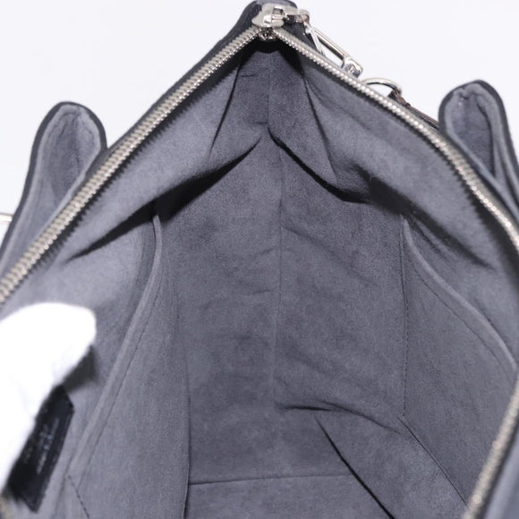 LOUIS VUITTON Mahina Omea Hand Bag Leather Black M55029 LV Auth ka5288V